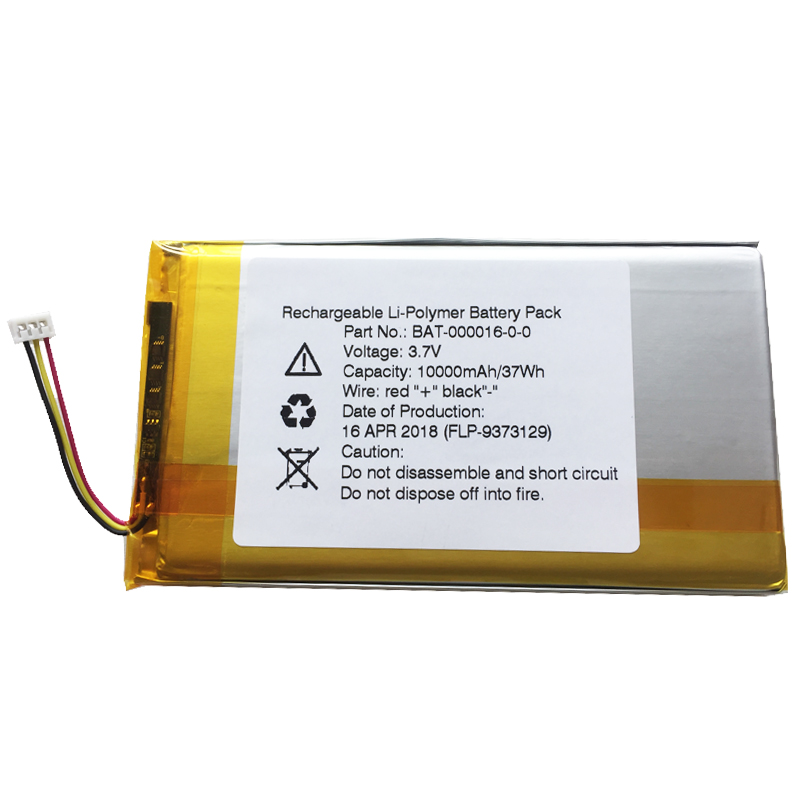 3.7V 10000mAh Li-Po battery